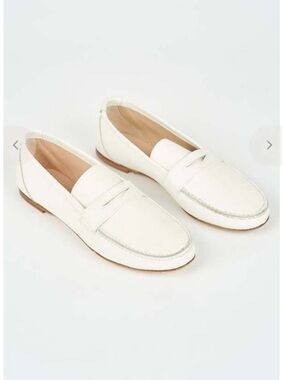 Jamie Haller White Loafers EU 38 / US 7.5 – Excellent Condition